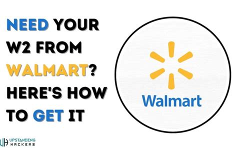 how to get a past w2 from walmart