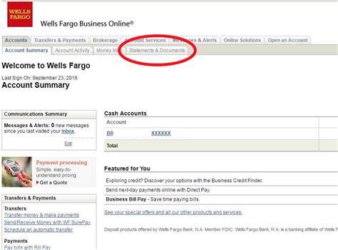 how to get a payoff statement from wells fargo