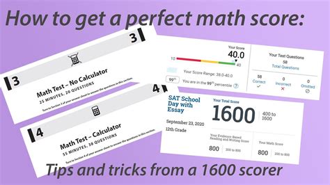 Sat Math Score Chart