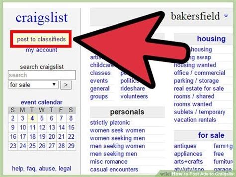 how to get a post ad on craigslist for free
