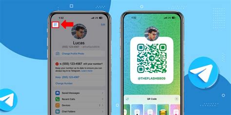 how to get a qr code on telegram