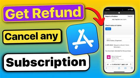 how to get a refund from a subscription on apple