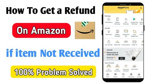 how to get a refund from amazon for item not received