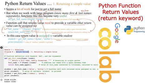 how to get a return value from a function in python