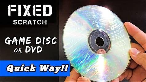 How To Get A Scratched Wii Disc To Work