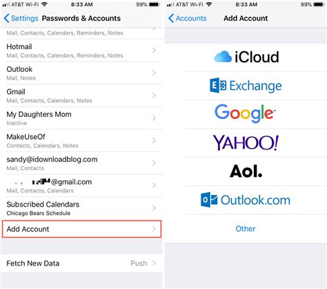 how to get a second email on iphone