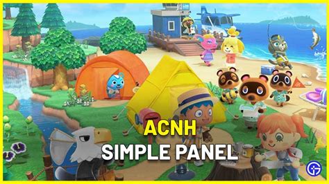 How To Get A Simple Panel Acnh