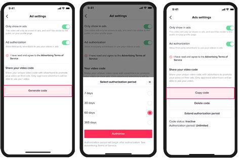 how to get a spark ad code from a tiktok post