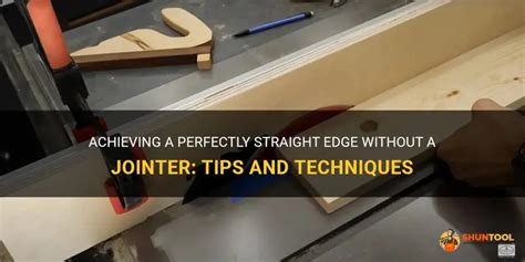 How To Get A Straight Edge Without A Jointer