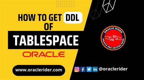 How To Get A Table Ddl In Oracle