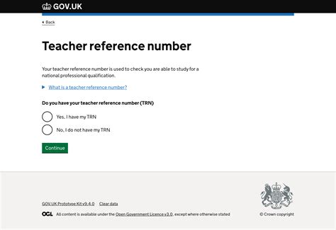 how to get a teacher reference number