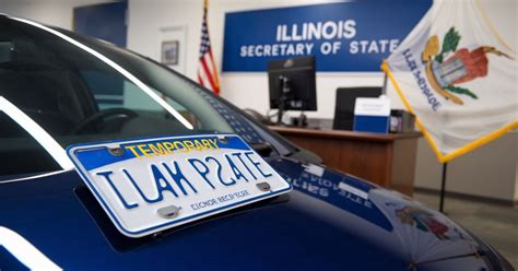 how to get a temporary registration in illinois