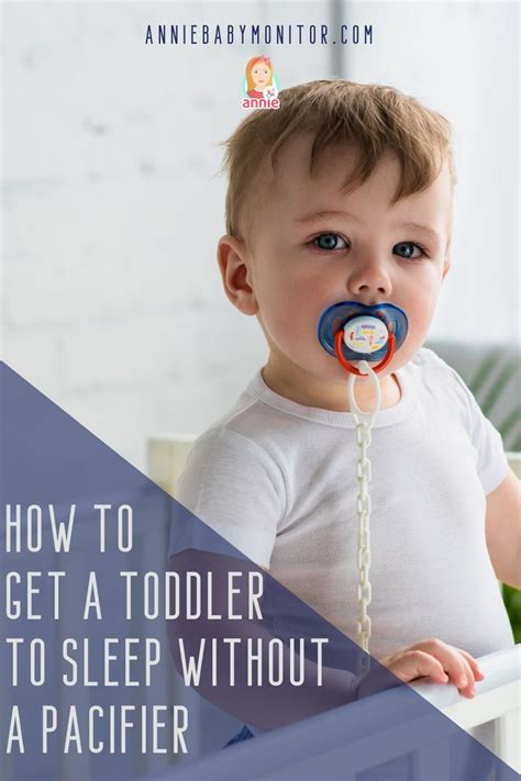how to get a toddler to sleep without a pacifier