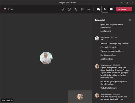 how to get a transcript of a teams chat