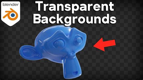 how to get a transparent background in blender