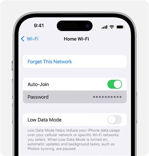 how to get a wifi password on ios