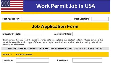 how to get a work permit in usa