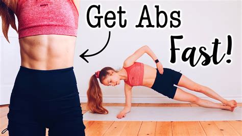 how to get abs fast workouts