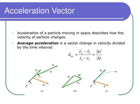how to get acceleration from velocity vector