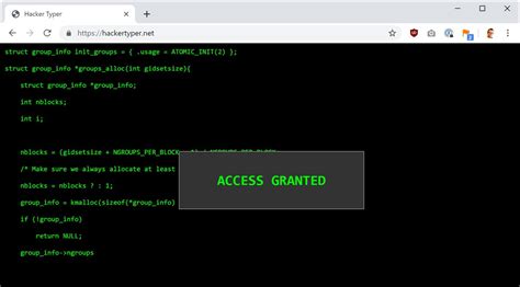 How To Get Access Granted Hacker Typer