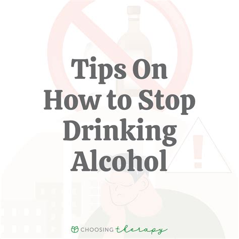 how to get an alcoholic to stop drinking