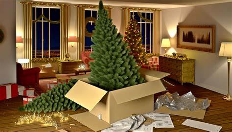 How To Get An Artificial Christmas Tree Back In The Box