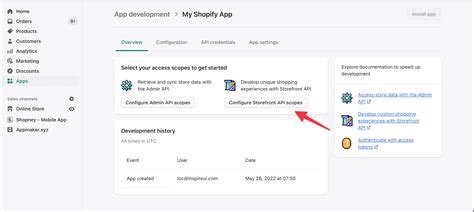 how to get api access token shopify