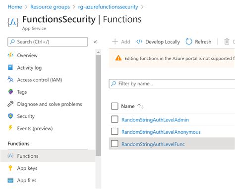 how to get api key for azure function