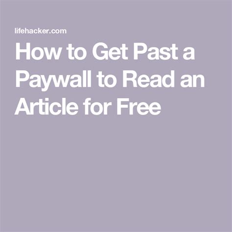 how to get around paywall articles reddit