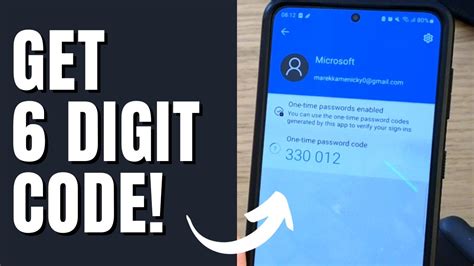 how to get authentication code for microsoft authenticator