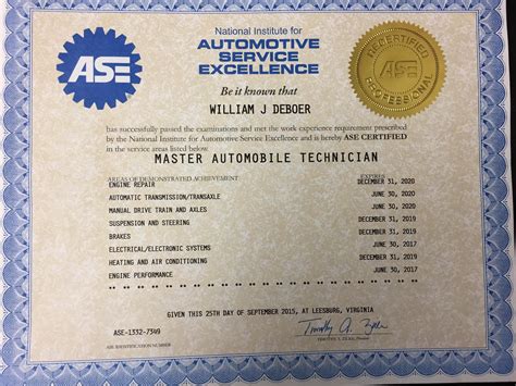 how to get auto mechanic certification