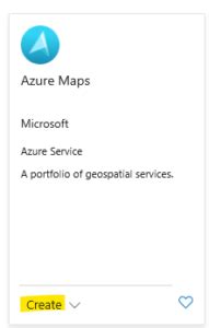 how to get azure map api key