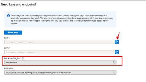 how to get azure tts api key