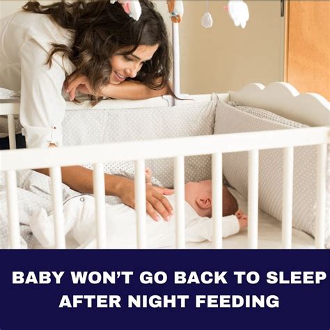 how to get baby back to sleep after night feed