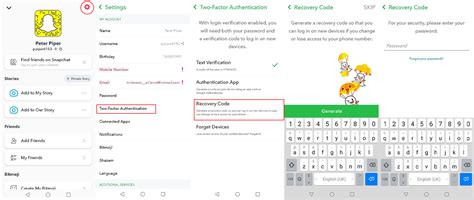 how to get back into snapchat without recovery code