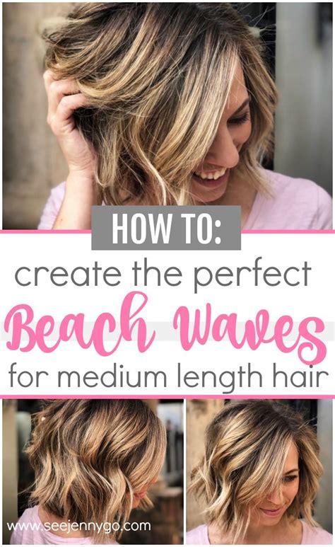 Stunning How To Get Beach Waves Mid Length Hair For Hair Ideas
