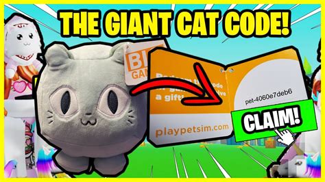 How To Get Big Cat In Pet Simulator X Code