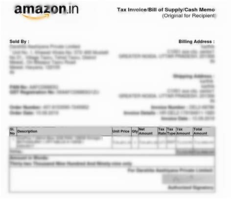 how to get bill from amazon app