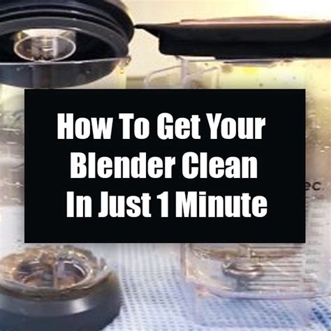 How To Get Blender Clean