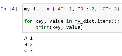 how to get both keys and values from dictionary in python