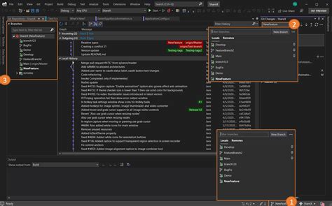 how to get branch in visual studio code