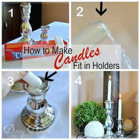 How To Get Candles To Fit In Holder