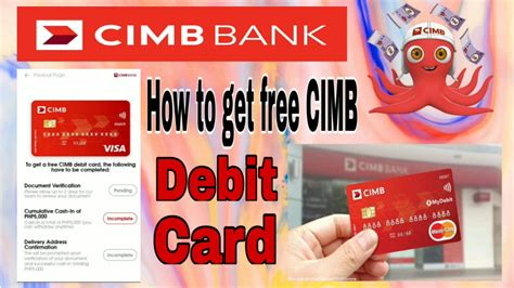 how to get cimb debit card