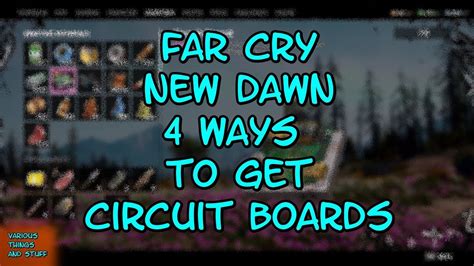 How To Get Circuit Board In New Dawn