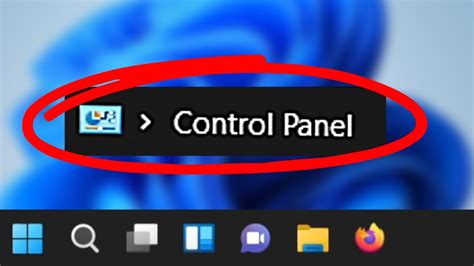 how to get classic control panel in windows 11