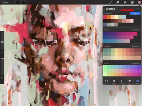 how to get color palette from image procreate
