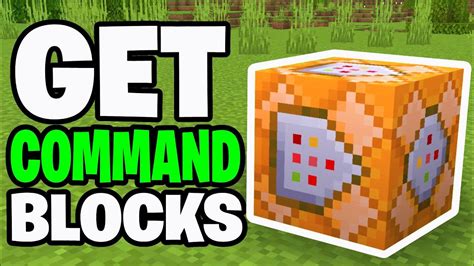 How To Get Command Blocks On Bedrock
