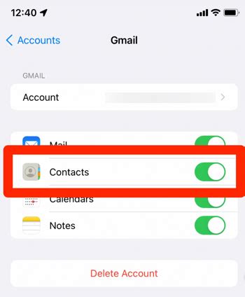 how to get contacts from gmail in iphone 15