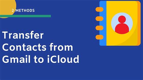 how to get contacts from gmail to icloud