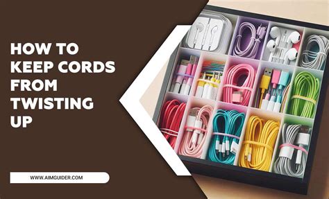 How To Get Cords To Stop Twisting